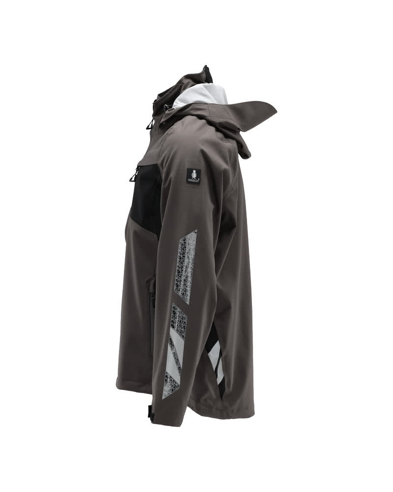MASCOT® Accelerate Shell jas – Donkerantraciet/Zwart