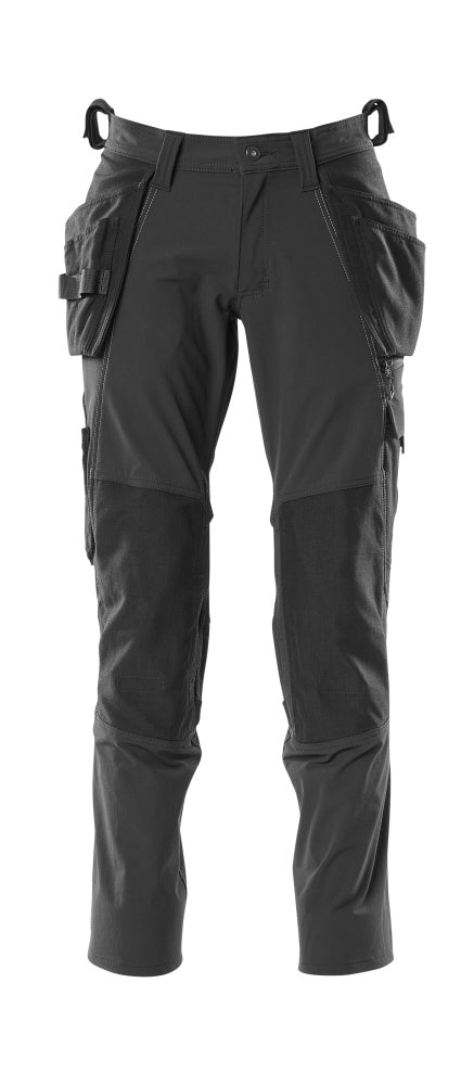 MASCOT® Accelerate Werkbroek met spijkerzakken – Zwart