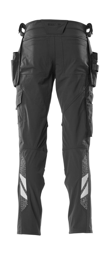MASCOT® Accelerate Werkbroek met spijkerzakken – Zwart