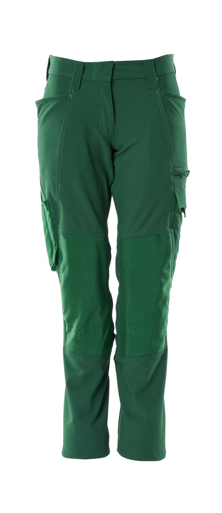 MASCOT® Accelerate Werkbroek dames kniezakken – Groen