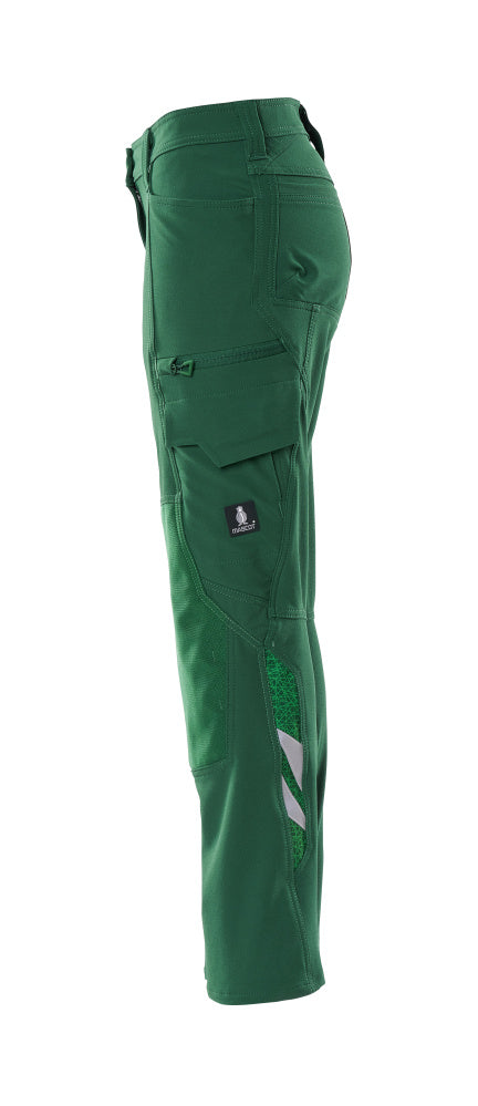 MASCOT® Accelerate Werkbroek dames kniezakken – Groen