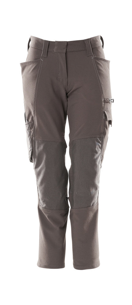 MASCOT® Accelerate Werkbroek dames kniezakken – Donkerantraciet
