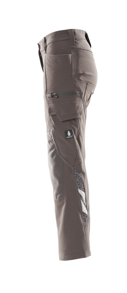 MASCOT® Accelerate Werkbroek dames kniezakken – Donkerantraciet