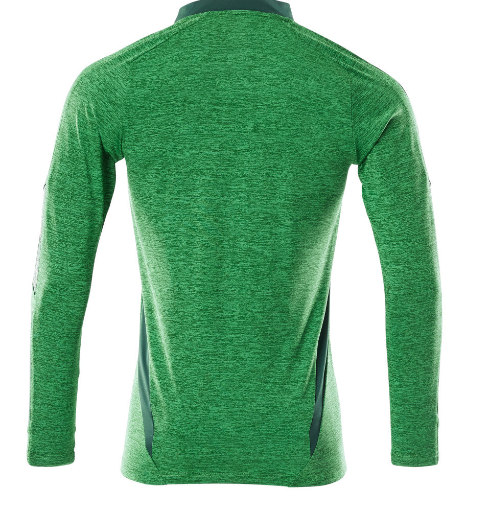 MASCOT® Accelerate Poloshirt lange mouw – Helder groen-gemêleerd/Groen