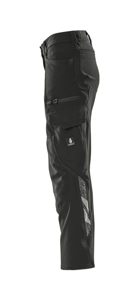 MASCOT® Accelerate Werkbroek kniezakken PEARL – Zwart