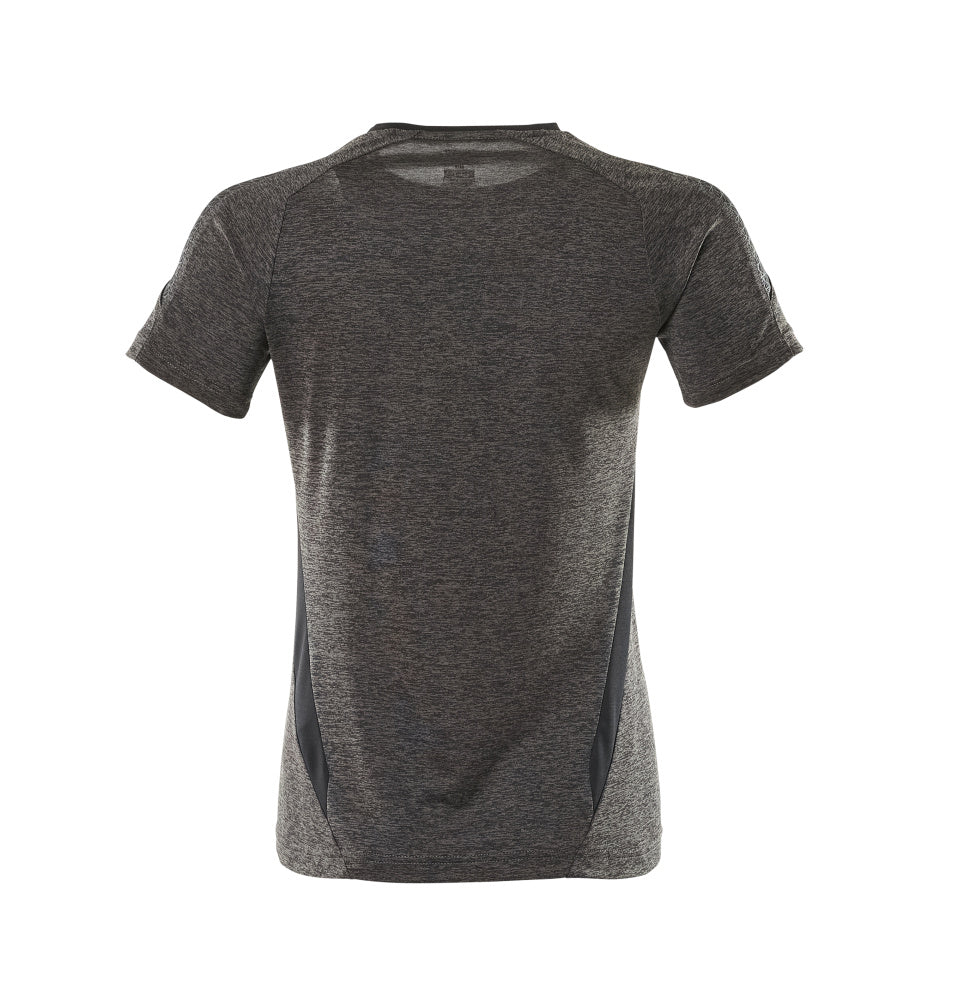 MASCOT® Accelerate T-shirt dames – Donkerantraciet-gemêleerd/Zwart