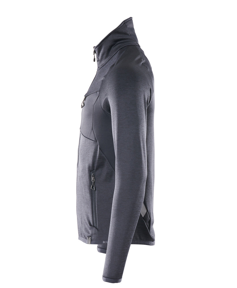 MASCOT® Accelerate Fleecetrui met rits – Donkermarine