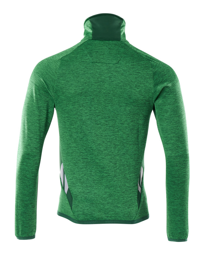 MASCOT® Accelerate Fleecetrui met rits – Helder groen/Groen
