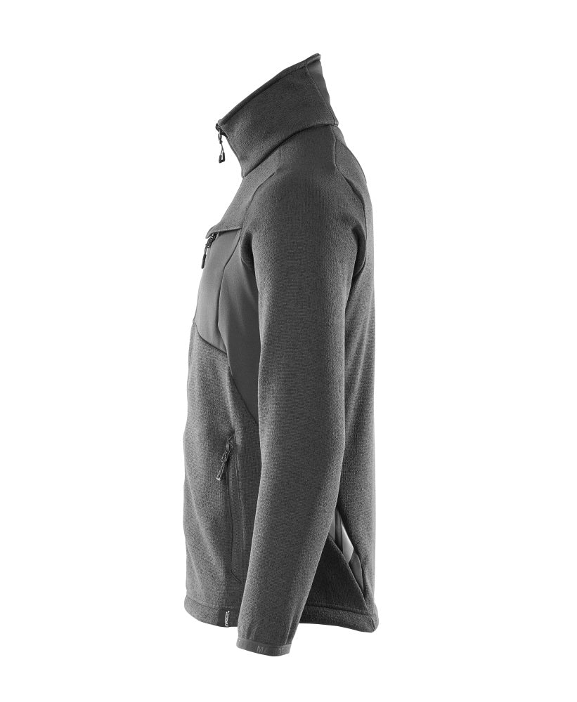 MASCOT® Accelerate Gebreide trui met rits – Zwart