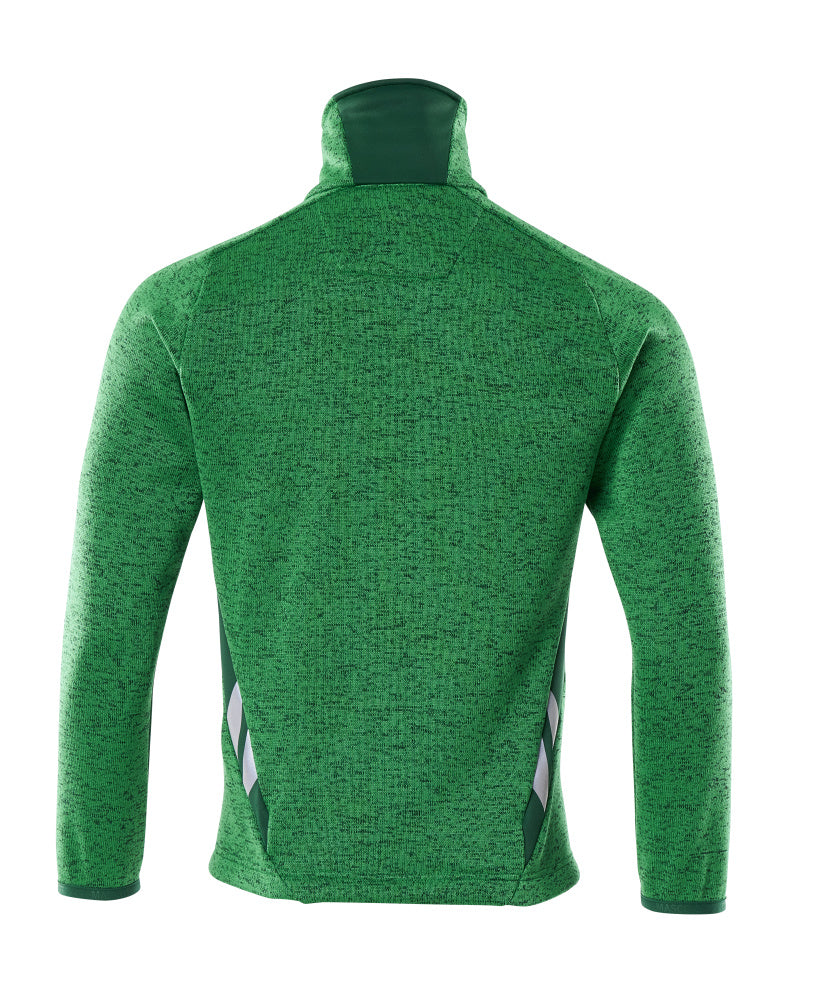 MASCOT® Accelerate Gebreide trui met rits – Helder groen/Groen