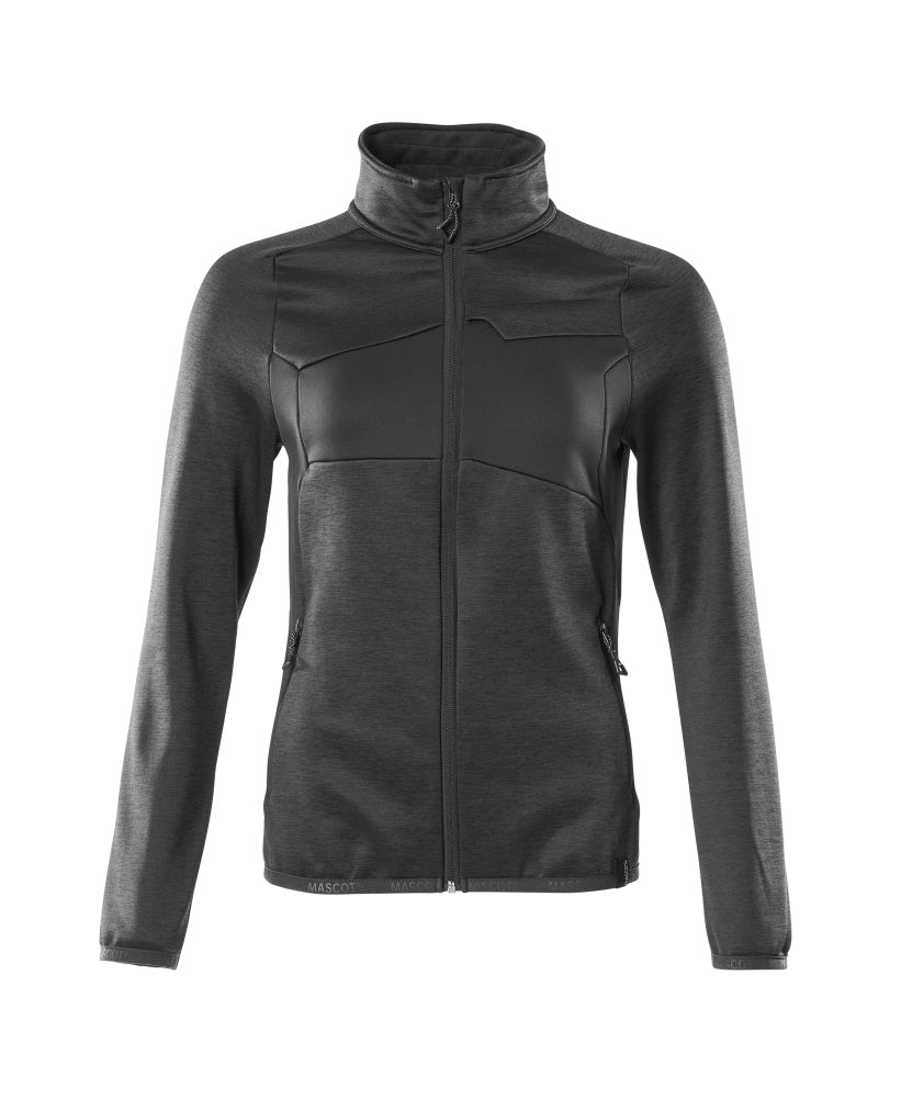 MASCOT® Accelerate Fleecetrui met rits dames – Zwart
