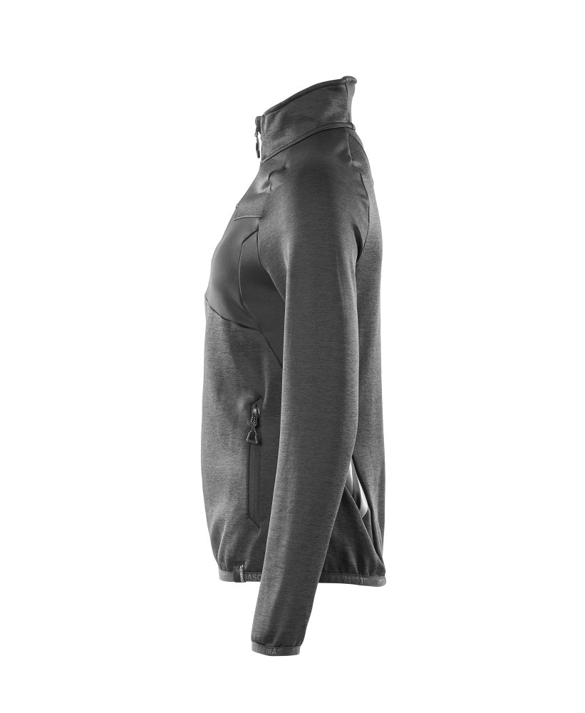 MASCOT® Accelerate Fleecetrui met rits dames – Zwart