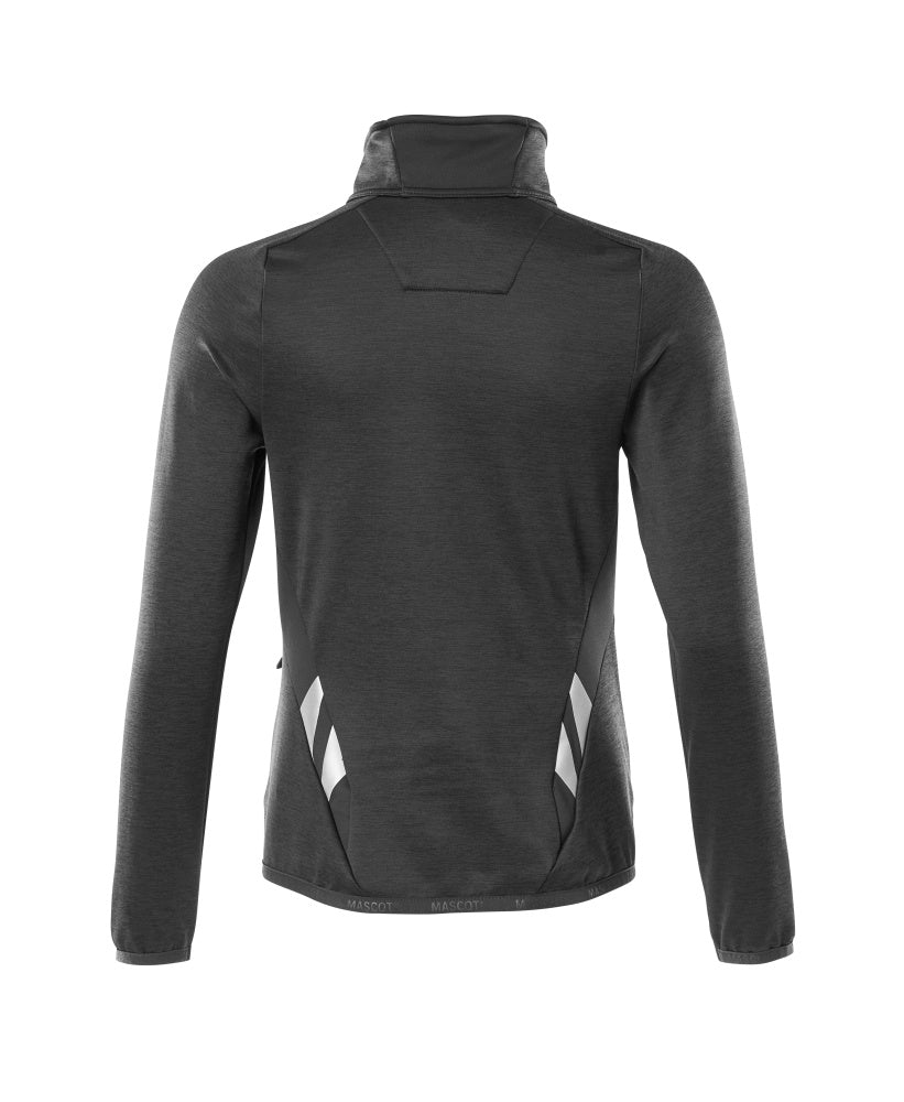 MASCOT® Accelerate Fleecetrui met rits dames – Zwart