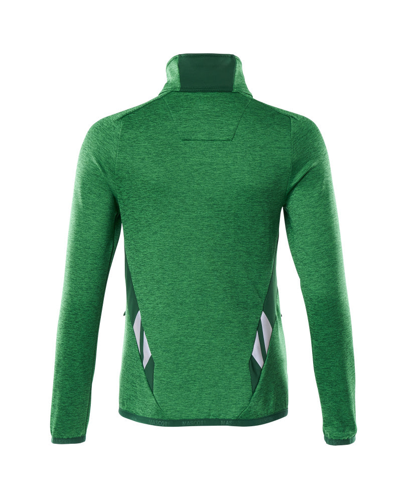MASCOT® Accelerate Fleecetrui met rits dames – Helder groen/Groen