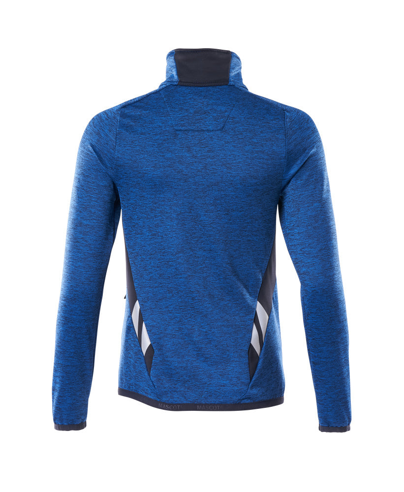 MASCOT® Accelerate Fleecetrui met rits dames – Helder blauw/Donkermarine