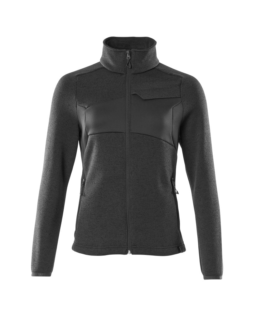MASCOT® Accelerate Gebreide trui met rits dames – Zwart