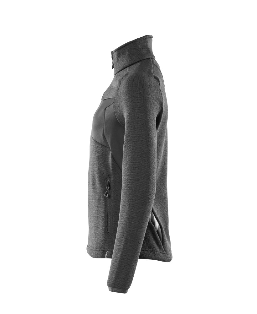 MASCOT® Accelerate Gebreide trui met rits dames – Zwart