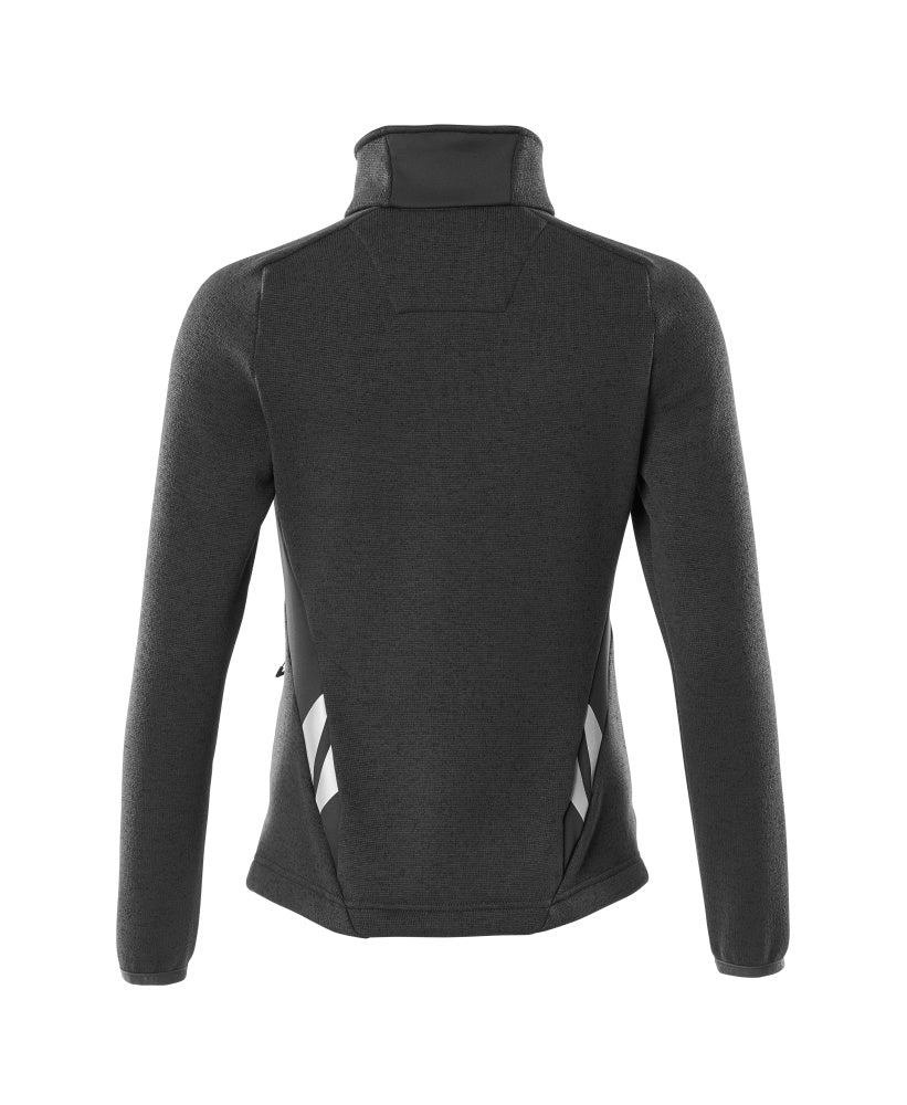 MASCOT® Accelerate Gebreide trui met rits dames – Zwart