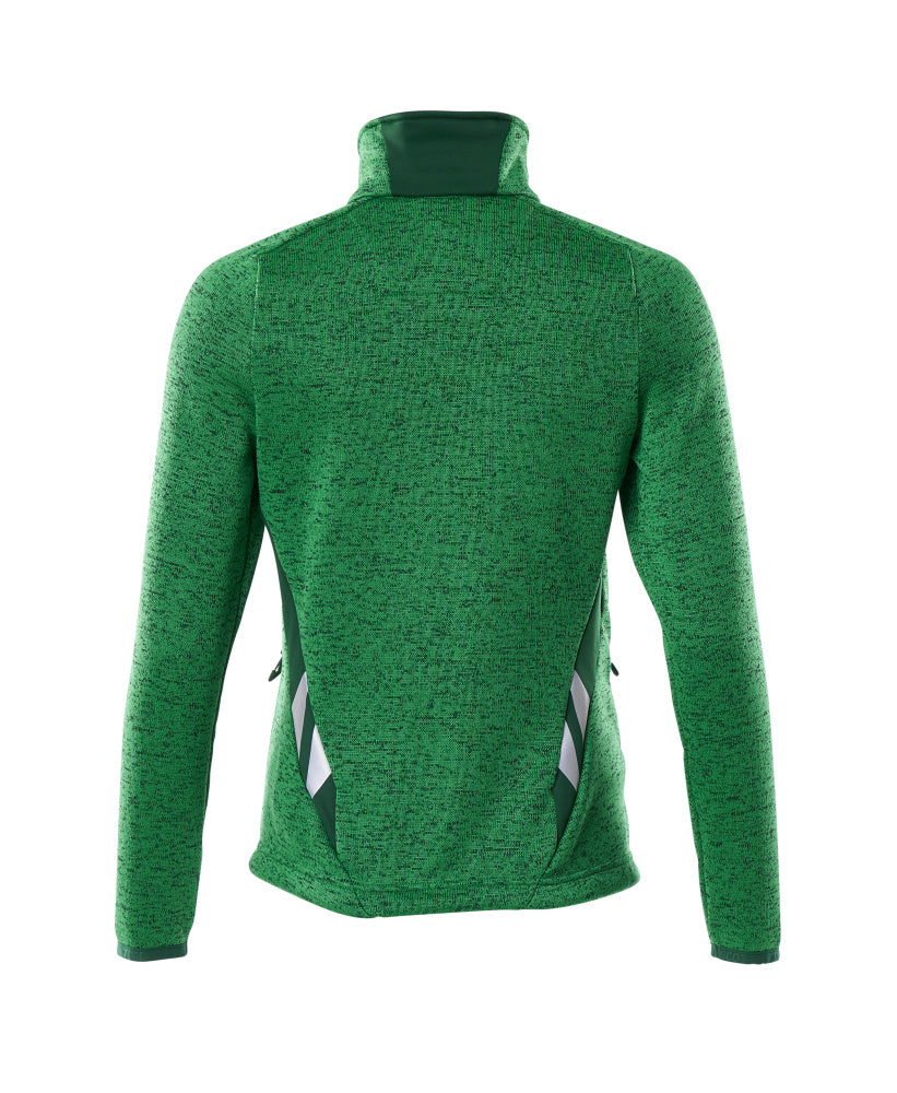MASCOT® Accelerate Gebreide trui met rits dames – Helder groen/Groen