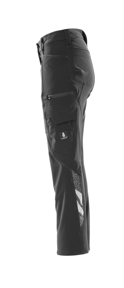 MASCOT® Accelerate Werkbroek dijbeenzak DIAMOND – Zwart
