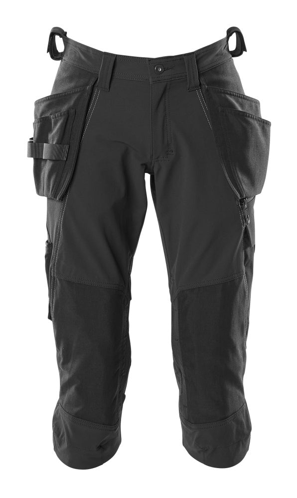MASCOT® Accelerate Driekwart broek spijkerzakken – Zwart