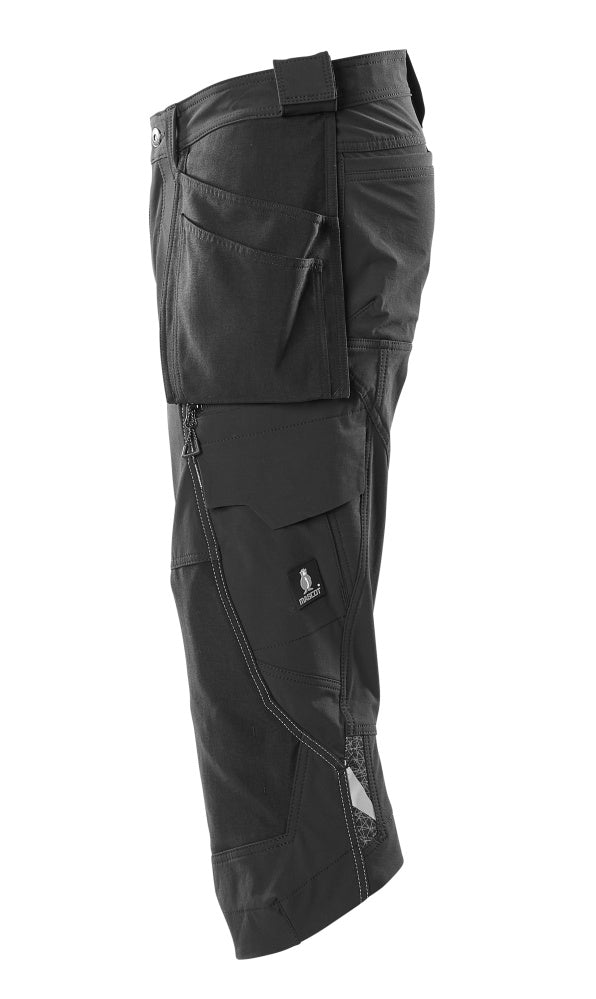 MASCOT® Accelerate Driekwart broek spijkerzakken – Zwart