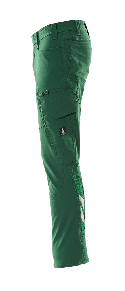 MASCOT® Accelerate Werkbroek met dijbeenzakken – Groen