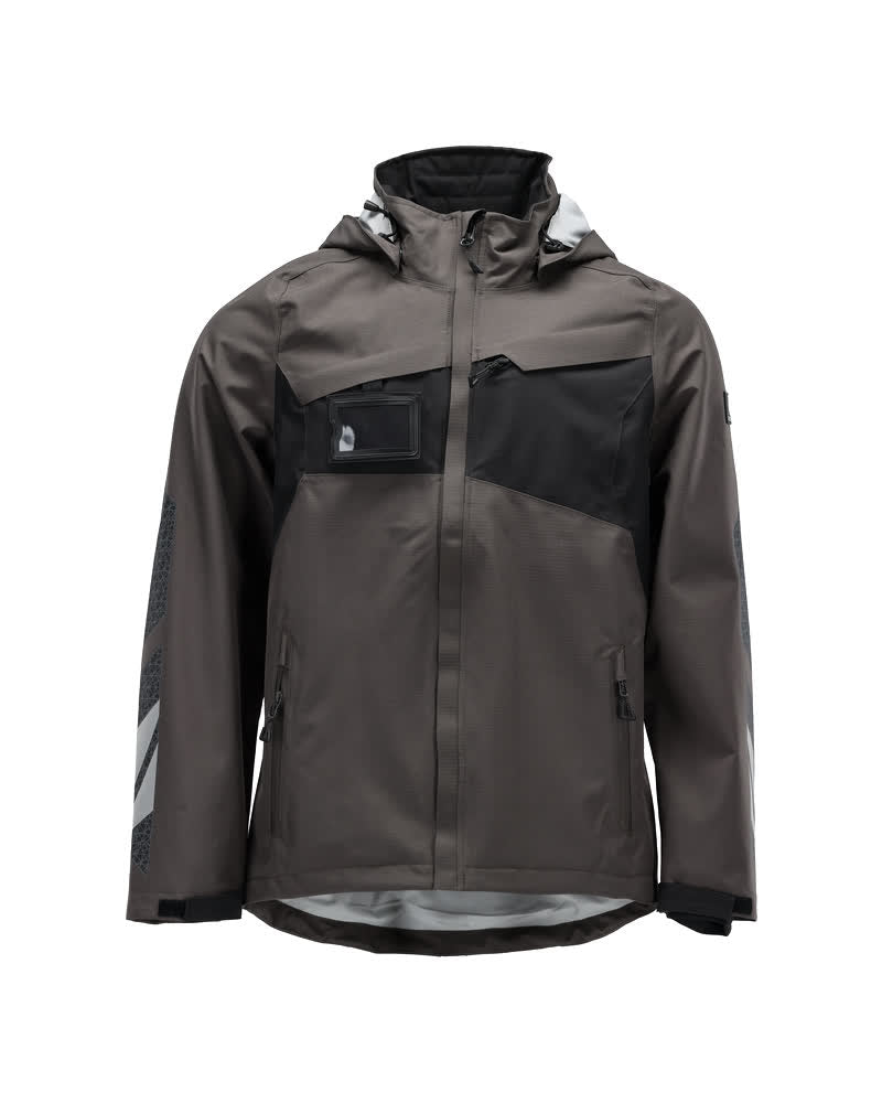 MASCOT® Accelerate Shell jas – Donkerantraciet/Zwart