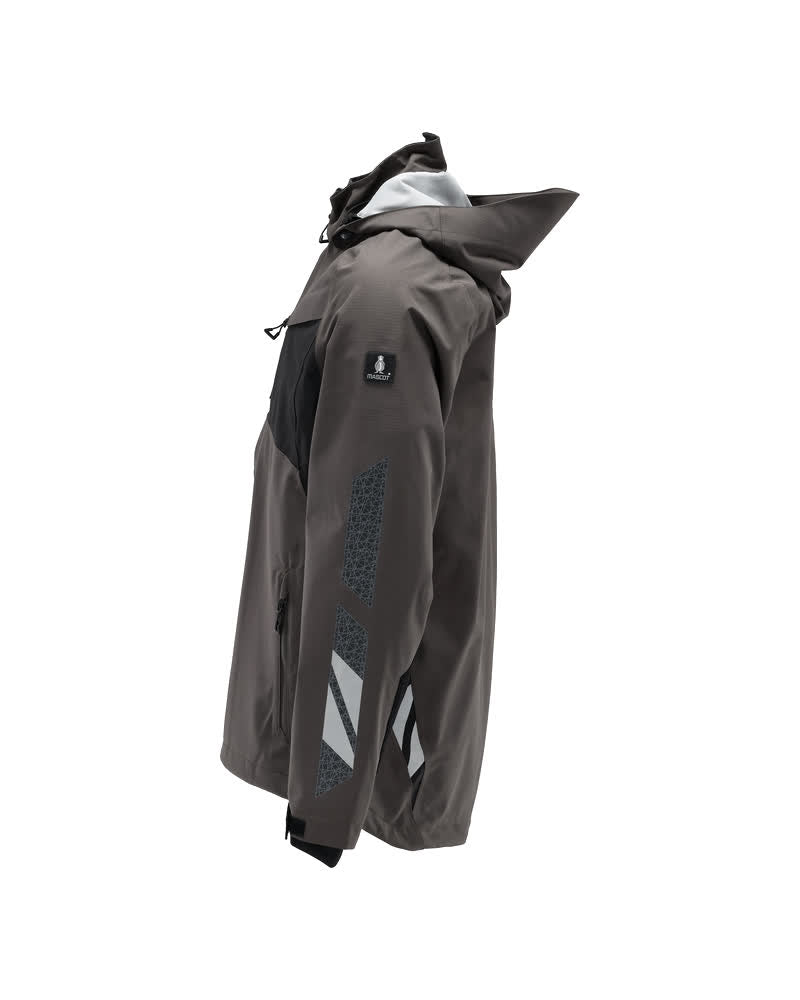MASCOT® Accelerate Shell jas – Donkerantraciet/Zwart