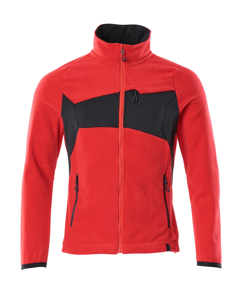 MASCOT® Accelerate Fleece jas – Signaalrood/Zwart