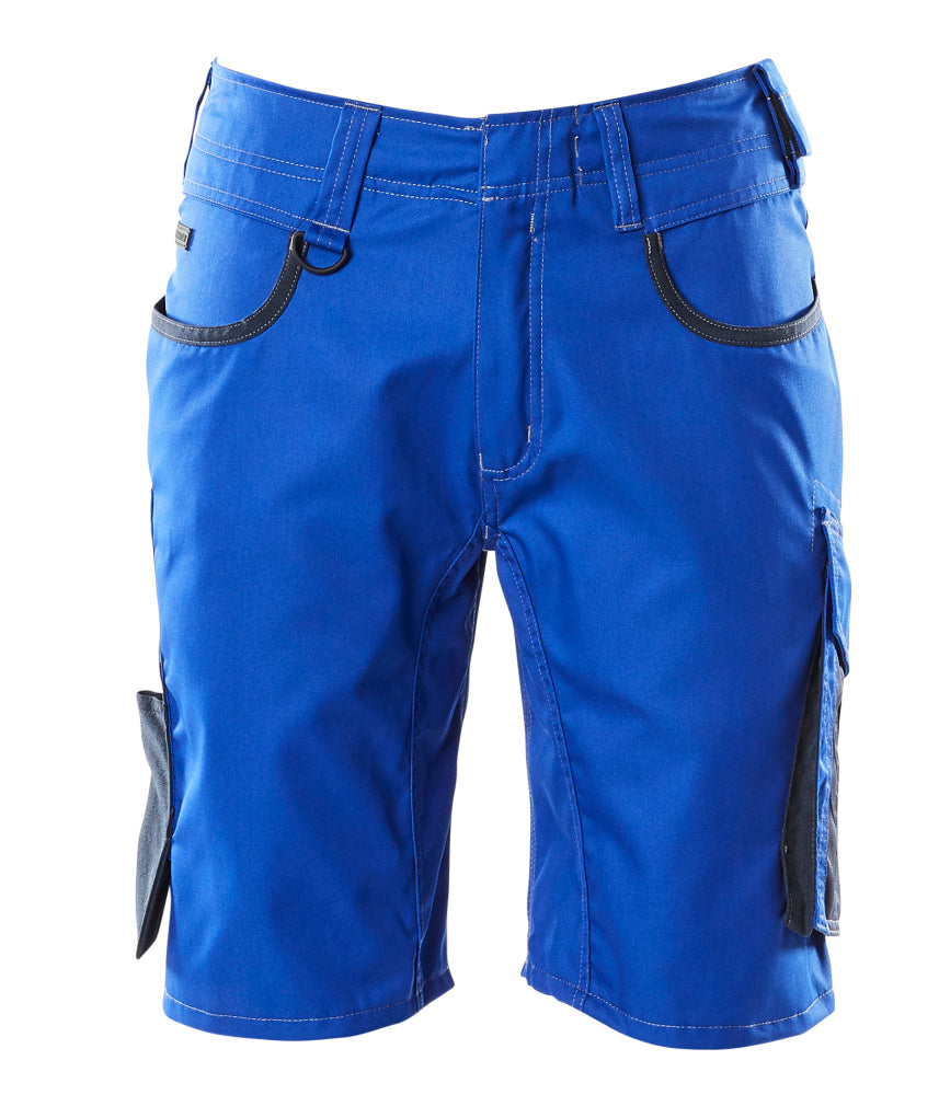 MASCOT® Unique Werkshort met dijbeenzakken – Korenblauw/Donkermarine