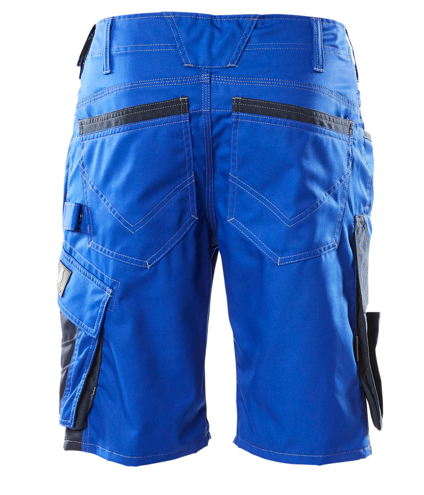 MASCOT® Unique Werkshort met dijbeenzakken – Korenblauw/Donkermarine