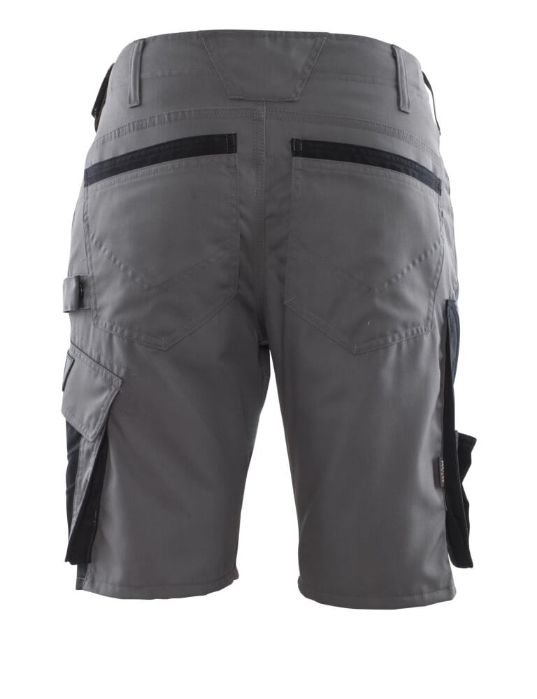 MASCOT® Unique Werkshort met dijbeenzakken – Antraciet/Zwart