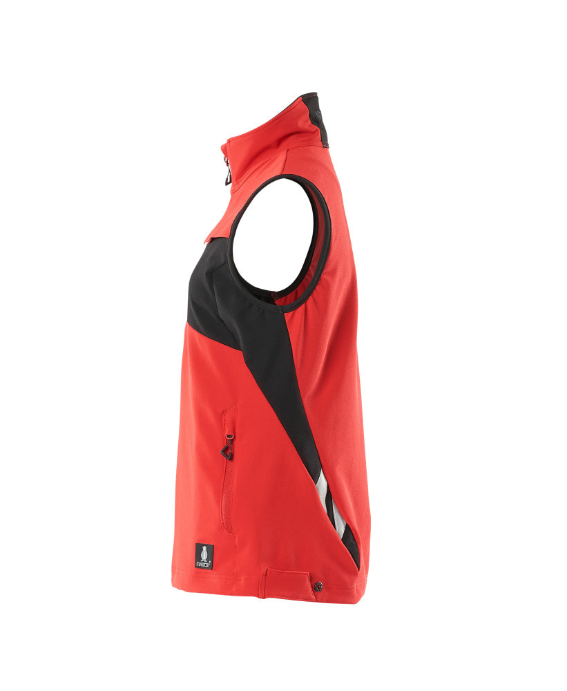 MASCOT® Accelerate Bodywarmer dames – Signaalrood/Zwart