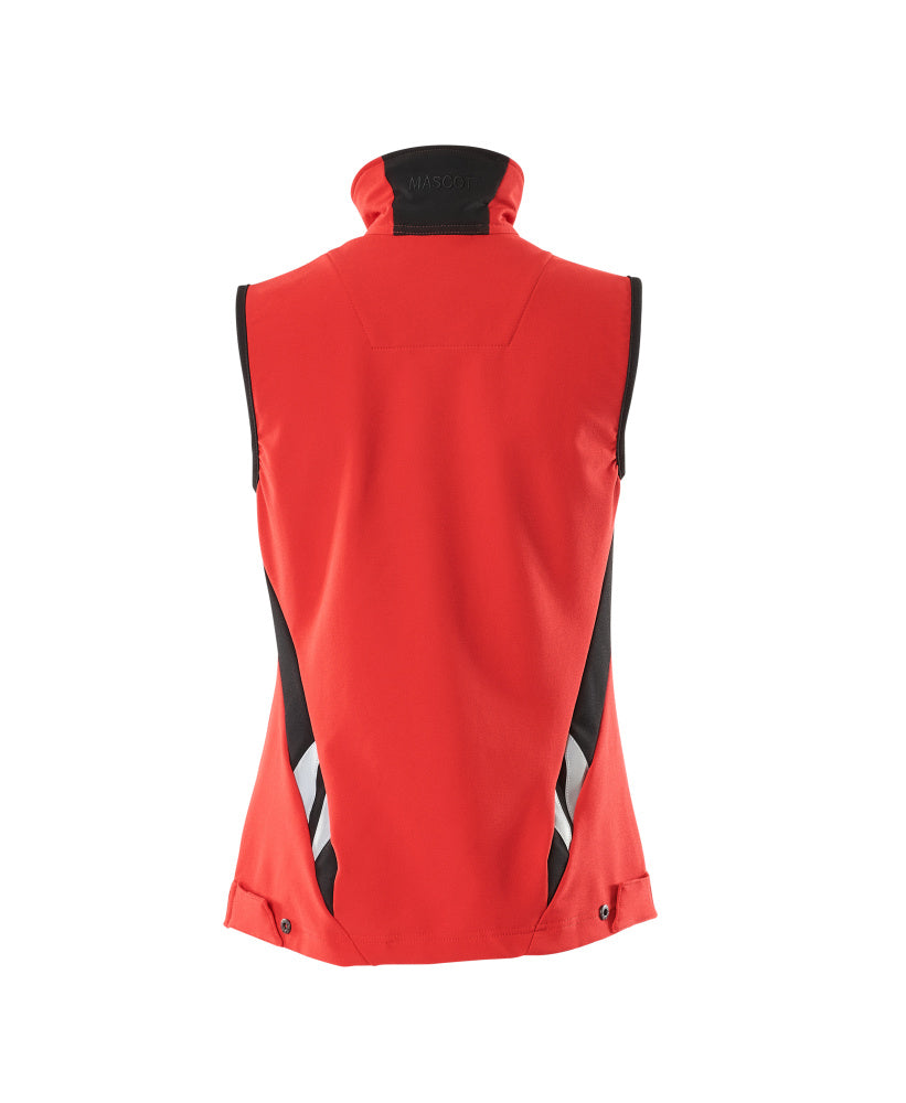 MASCOT® Accelerate Bodywarmer dames – Signaalrood/Zwart