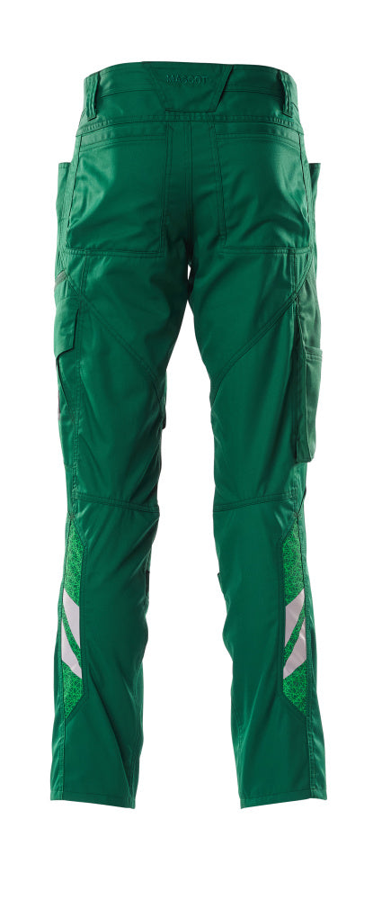 MASCOT® Accelerate Werkbroek met kniezakken – Groen