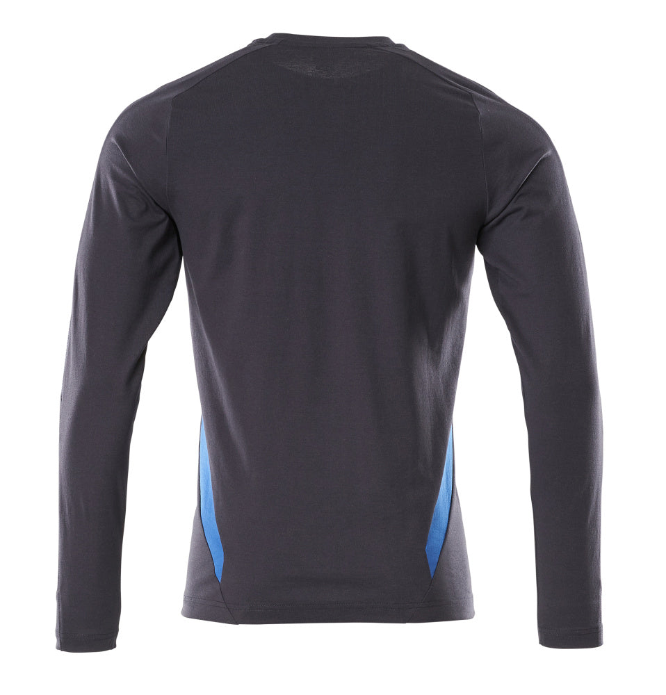 MASCOT® Accelerate T-shirt met lange mouwen – Donkermarine/Helder blauw