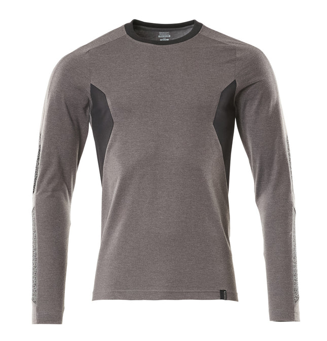 MASCOT® Accelerate T-shirt met lange mouwen – Donkerantraciet/Zwart