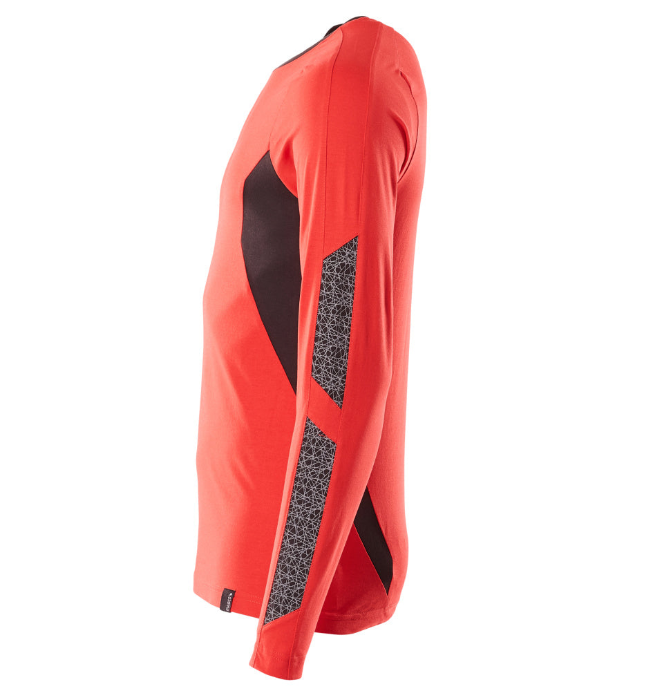 MASCOT® Accelerate T-shirt met lange mouwen – Signaalrood/Zwart