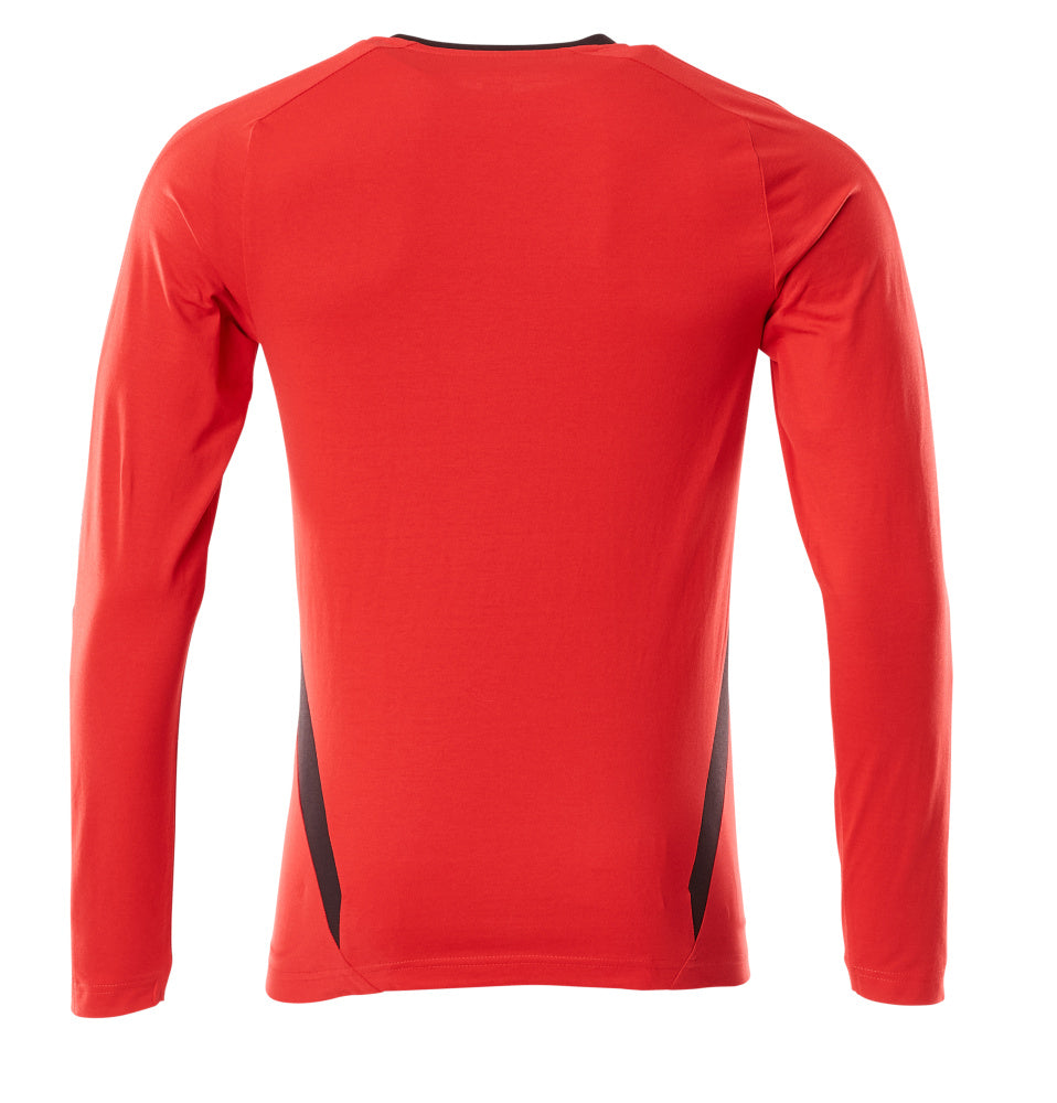 MASCOT® Accelerate T-shirt met lange mouwen – Signaalrood/Zwart
