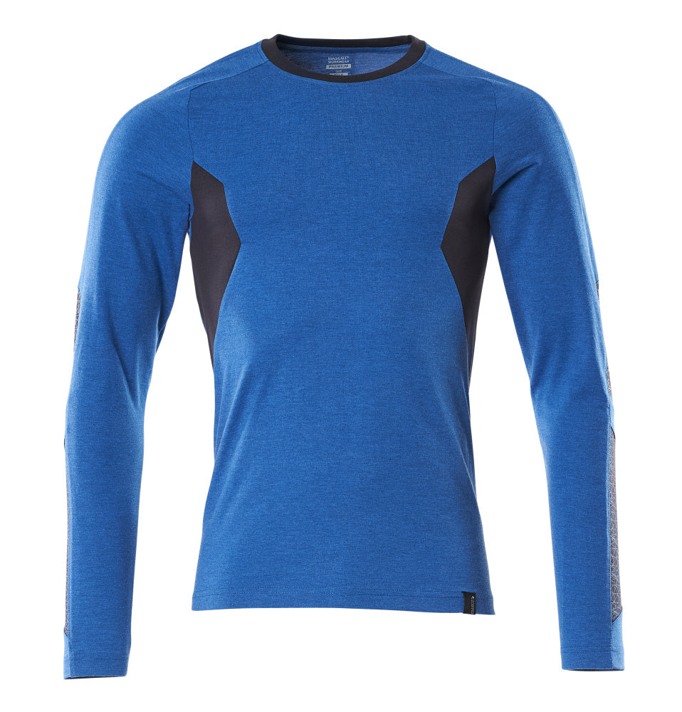 MASCOT® Accelerate T-shirt met lange mouwen – Helder blauw/Donkermarine
