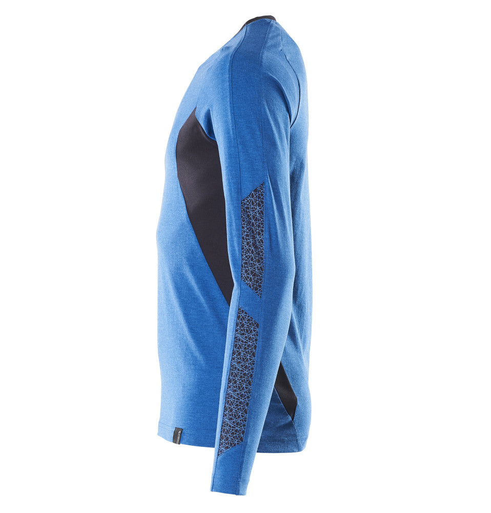 MASCOT® Accelerate T-shirt met lange mouwen – Helder blauw/Donkermarine