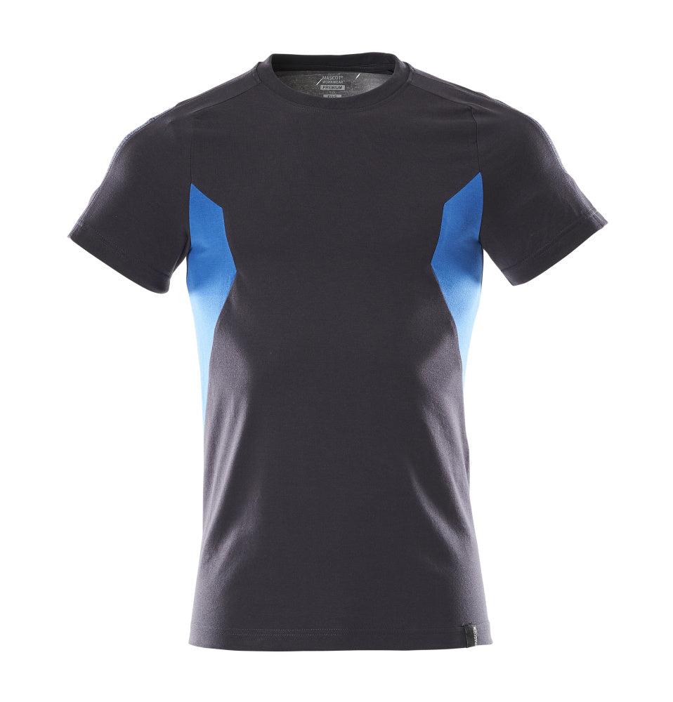 MASCOT® Accelerate T-shirt – Donkermarine/Helder blauw