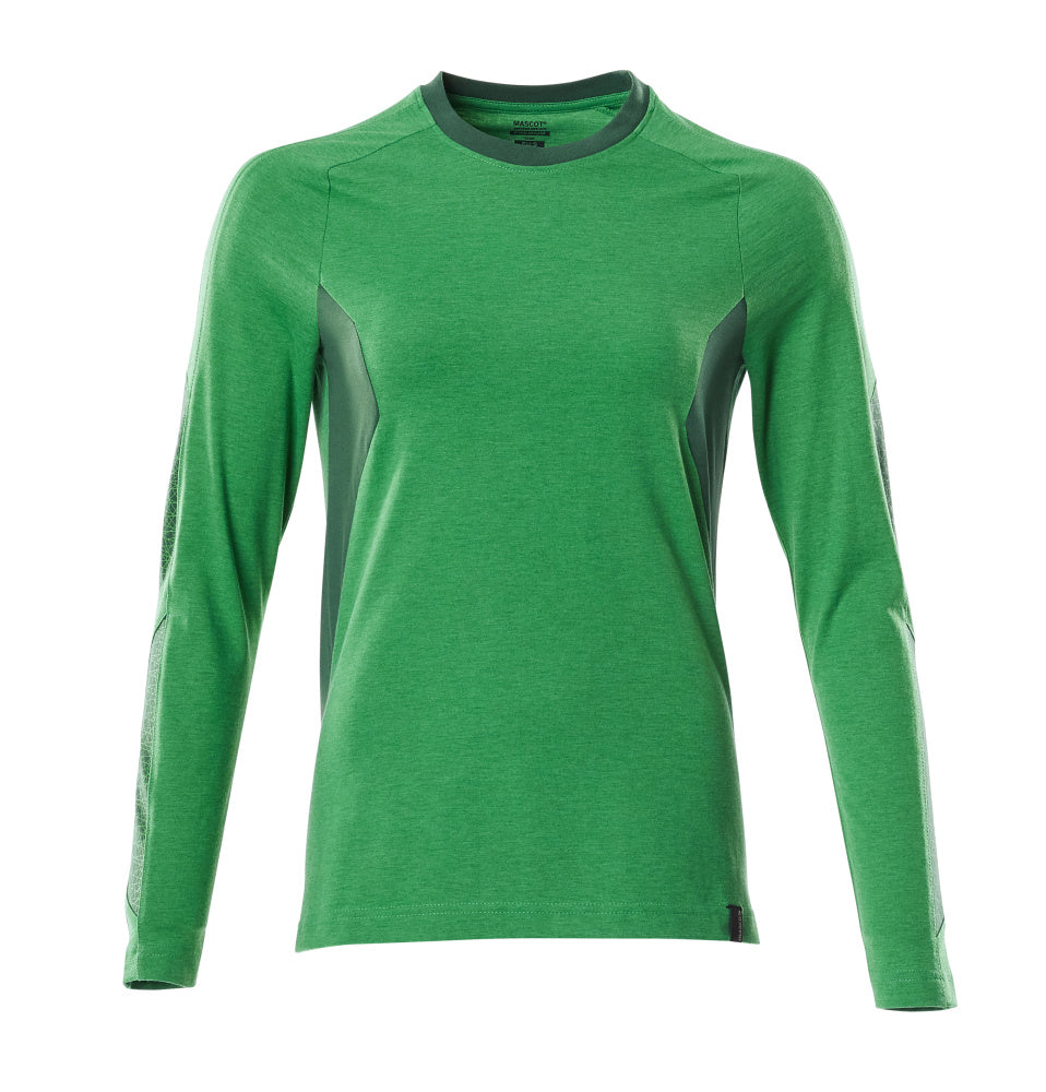 MASCOT® Accelerate T-shirt lange mouw dames – Helder groen/Groen