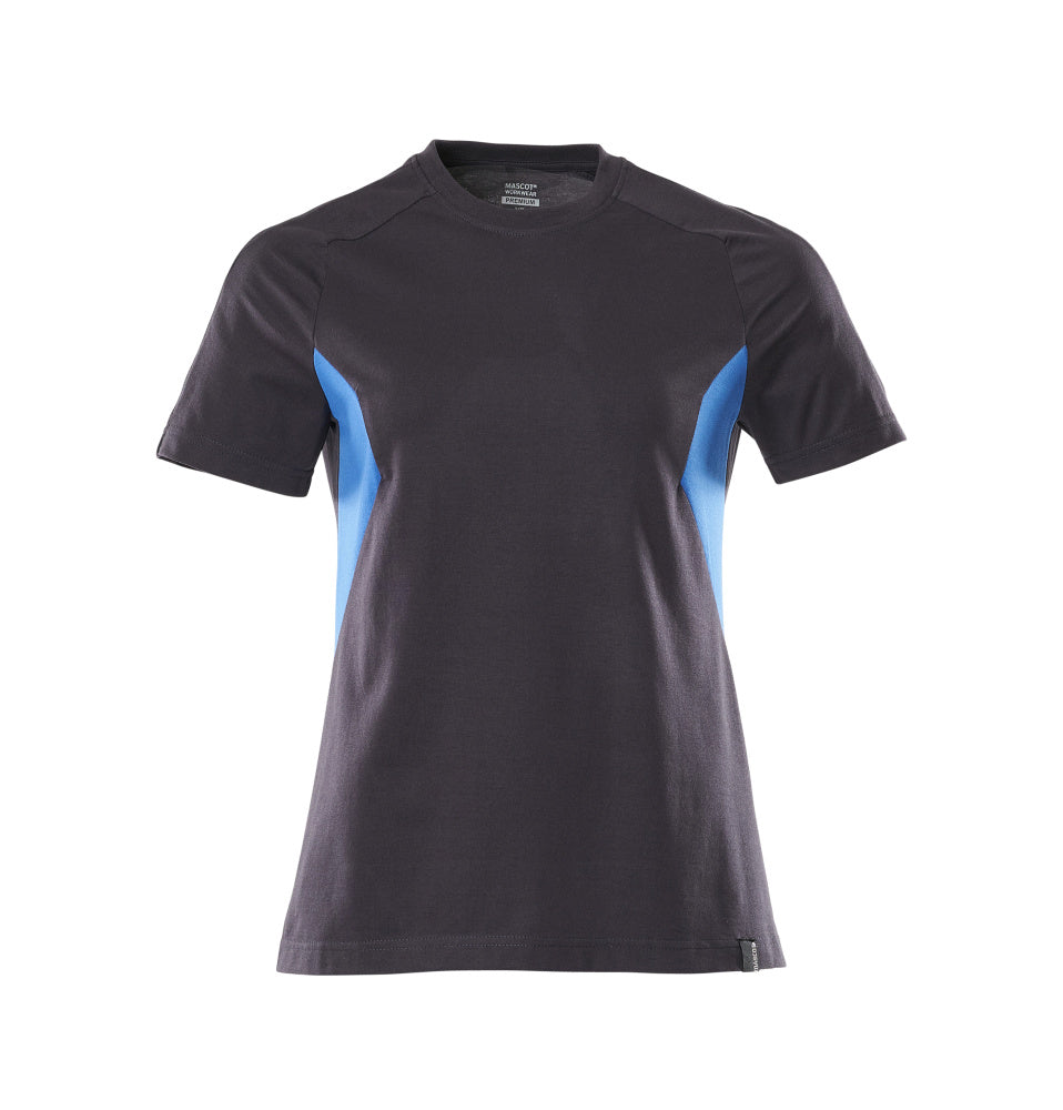 MASCOT® Accelerate T-shirt dames – Donkermarine/Helder blauw