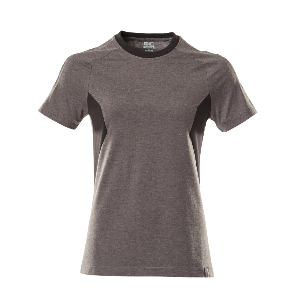 MASCOT® Accelerate T-shirt dames – Donkerantraciet/Zwart