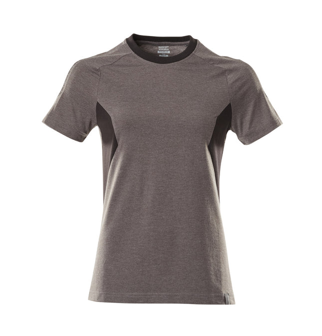 MASCOT® Accelerate T-shirt dames – Donkerantraciet/Zwart