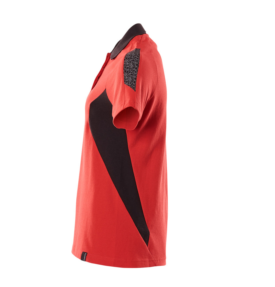 MASCOT® Accelerate Poloshirt dames – Signaalrood/Zwart