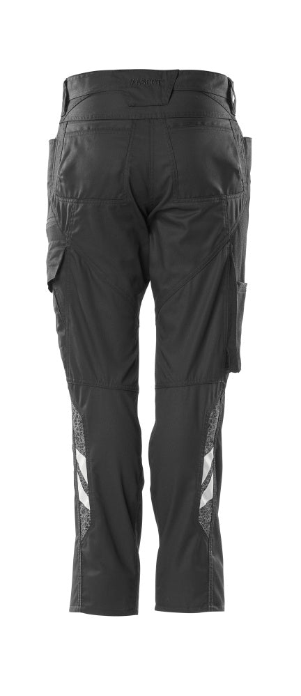 MASCOT® Accelerate Werkbroek dijbeenzak DIAMOND – Zwart