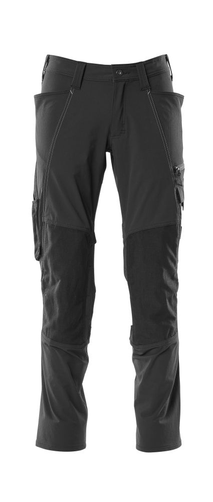 MASCOT® Accelerate Stretch werkbroek kniezakken – Zwart